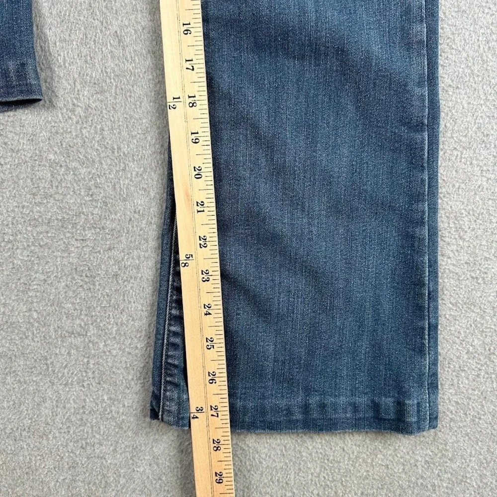 Calvin Klein Jeans Womens Bootcut Denim Pants Blue Wash Size 30 10 Western Rodeo